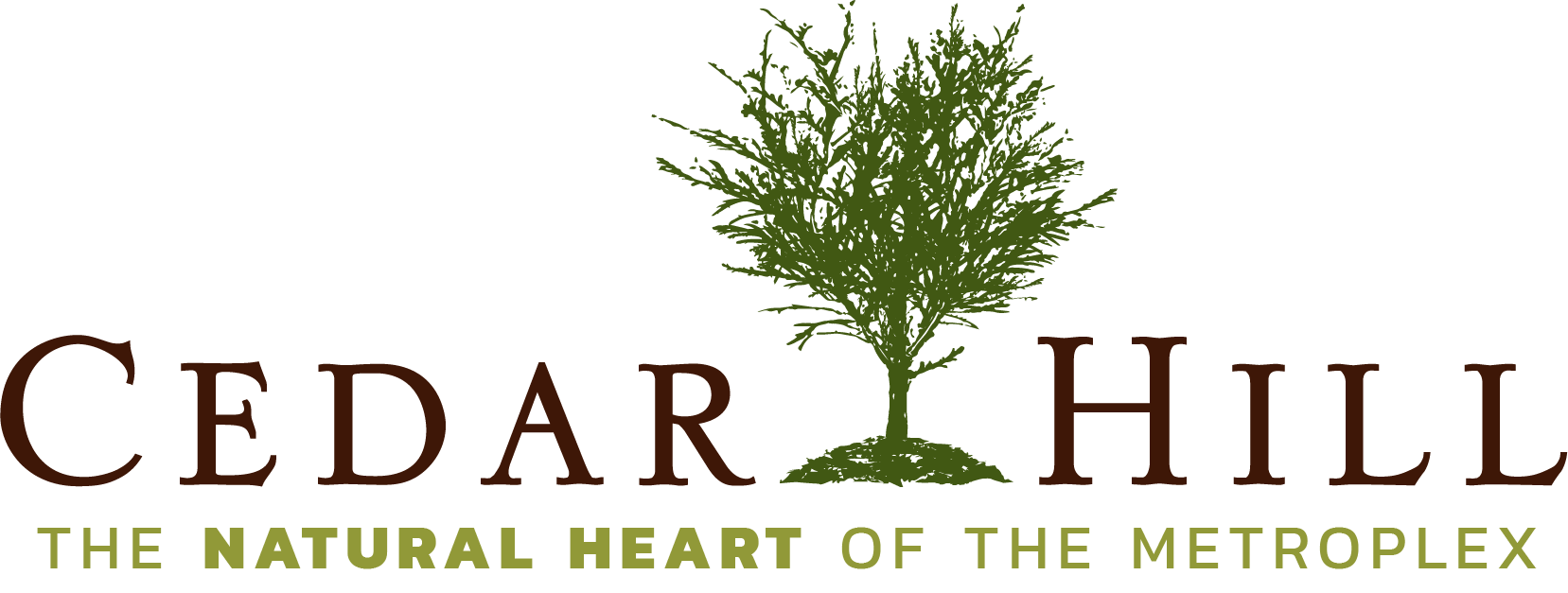 Cedar Hill Logo and Tagline: Where Opportunities Grow Naturally