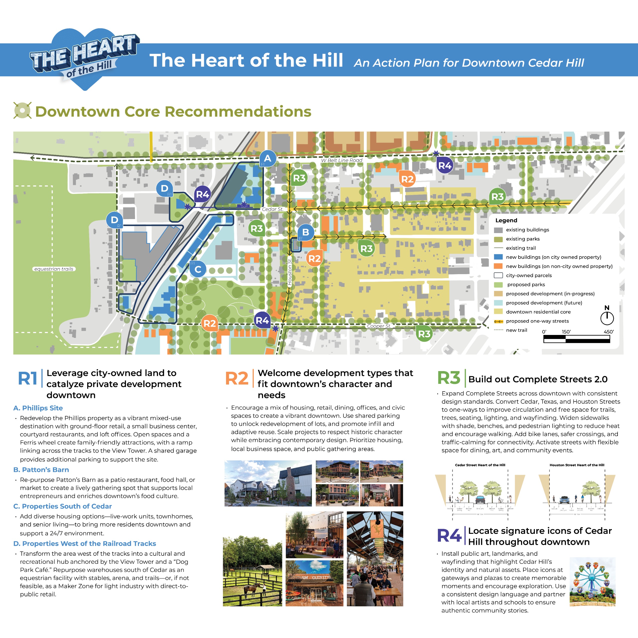 Core Recommendations for Downtown Cedar Hill